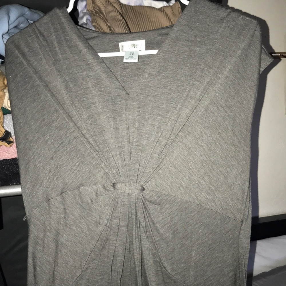 GREY MOTHERHOOD MATERNITY DRESS